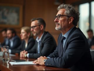 Person attending a workshop or conference to learn new skills