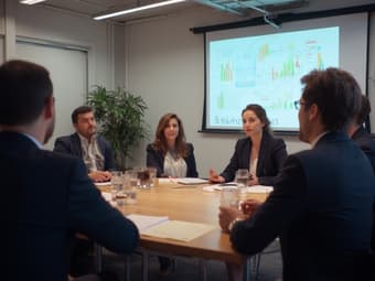 Professional organizing industry meetup event, collaborative setting