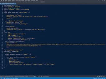 Studio photo of a Windows PowerShell script editor with sample automation code
