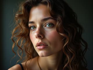 Studio portrait of a person understanding differences, surrounded by clarity