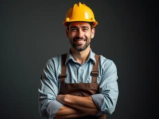 Studio shot of a helpful man rolling up his sleeves, ready to work, bright lighting