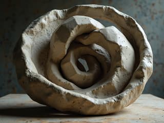 Studio still life of an Escher-like impossible object, representing logical paradoxes