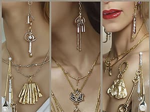 accessory-selection jewelry-match style-completion