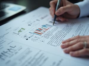 document-analysis content-review text-examination professional-studio-photo