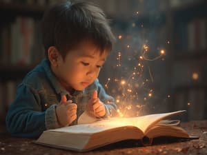 learning-discovery open-book curious-student knowledge-spark