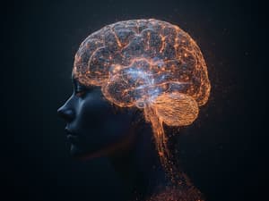 neural-network human-brain consciousness-art studio-lighting