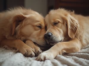 playful-dog relaxation-together calm-moment cozy-time