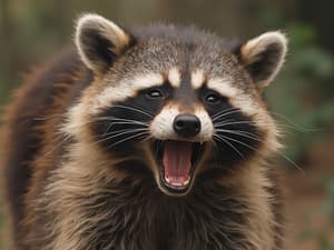 raccoon laughter-moment comedy-time fun-together