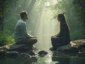 stress-relief relaxation-time calming-talk