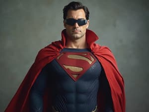 superhero cape action-pose heroic-portrait