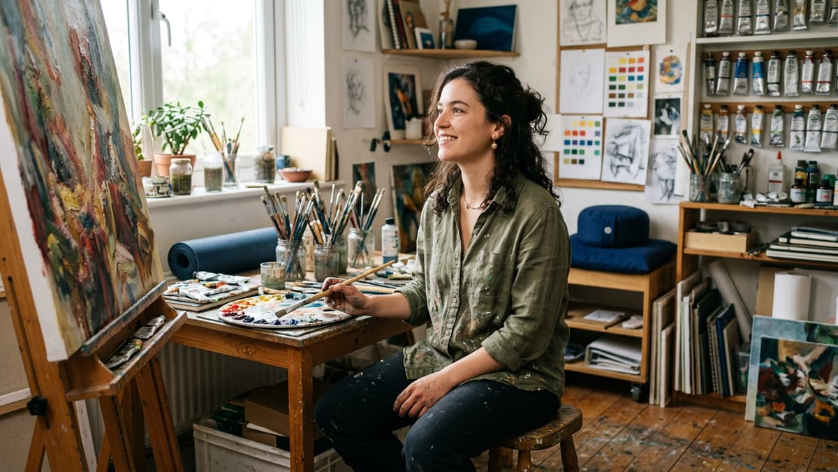 Artists and writers overcoming creative blocks and burnout