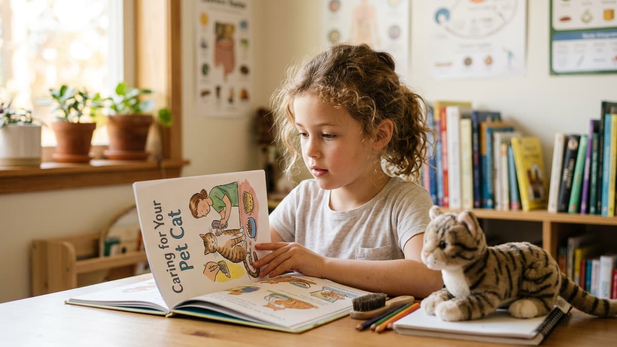 Kinder lernen Verantwortung und Empathie durch virtuelle Haustiere.