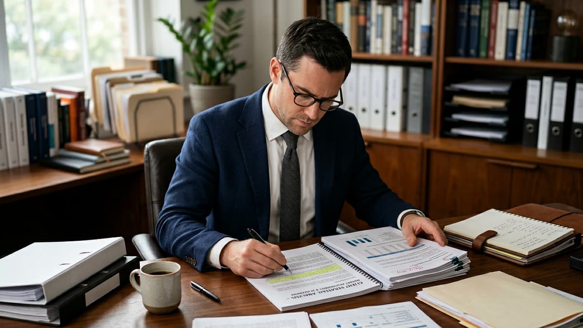 Processing client documents and generating strategic recommendations