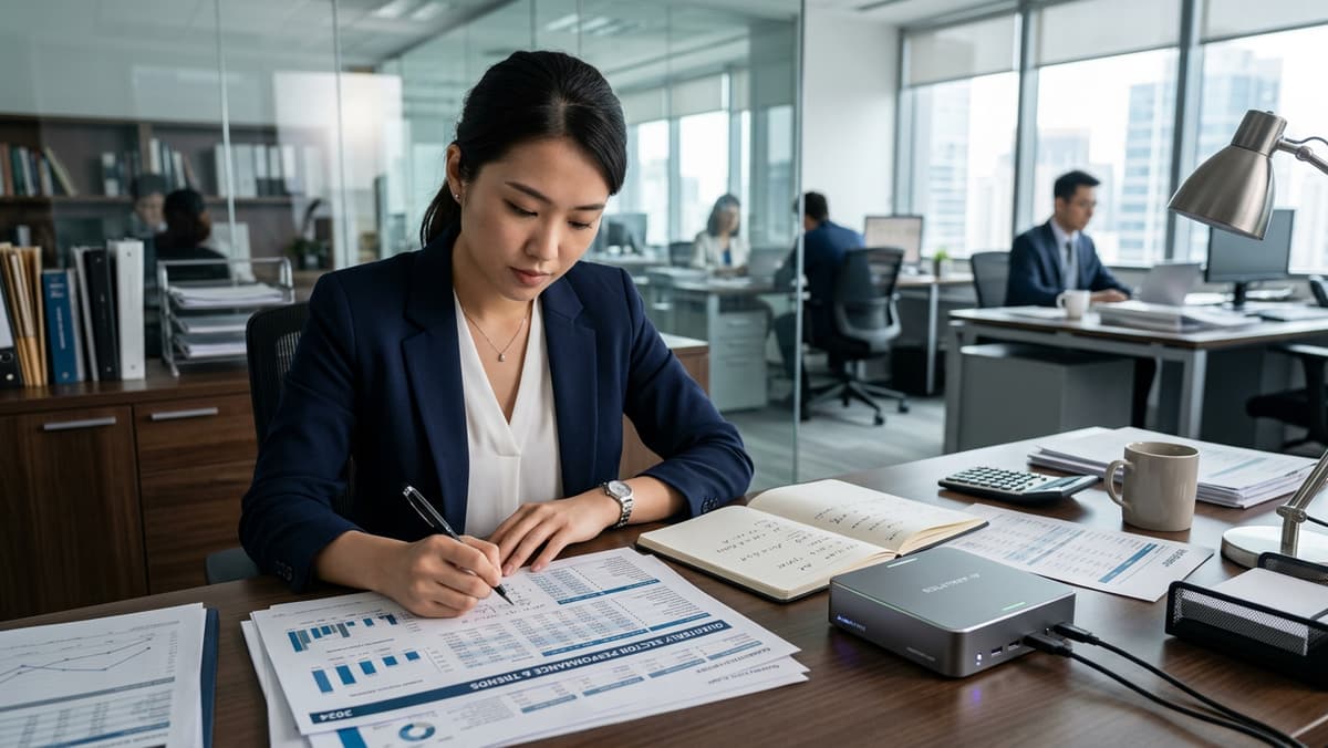 Preparing detailed financial statements and reports