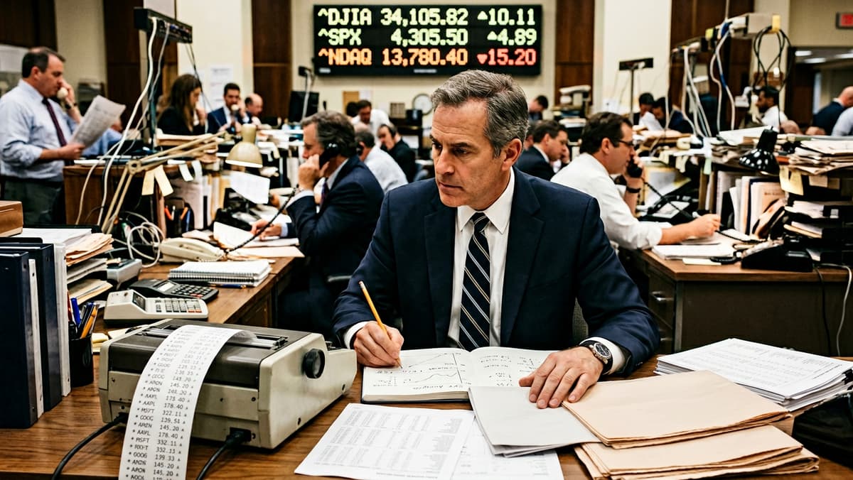 Inwestorzy monitorujący wiadomości gospodarcze