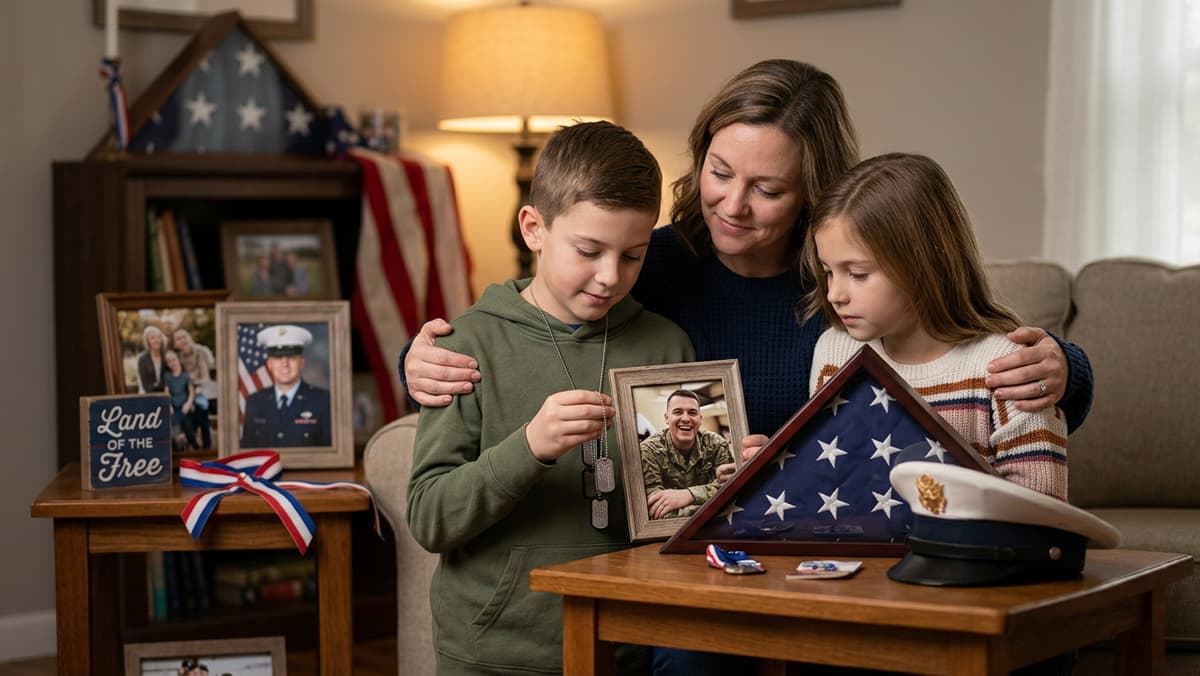 Maintaining connections with deployed or fallen service members