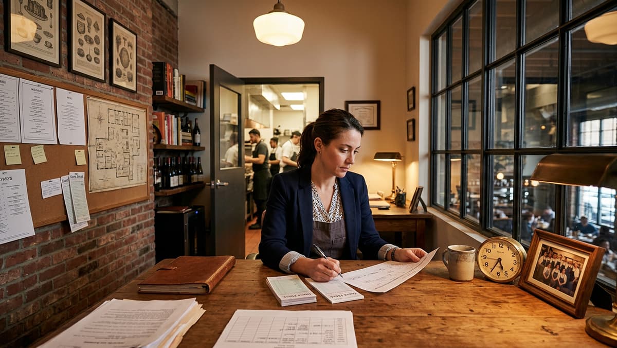 Koordynacja grafiku i zamówień w restauracji