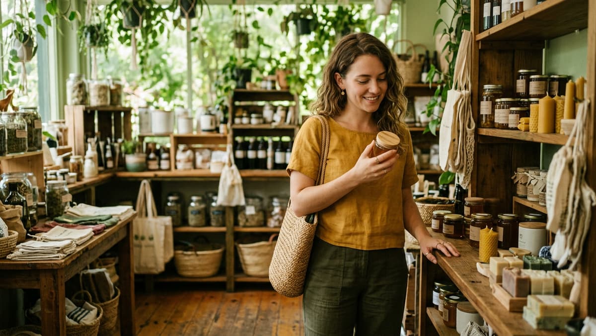 Poszukiwanie lokalnych sklepów z produktami eco