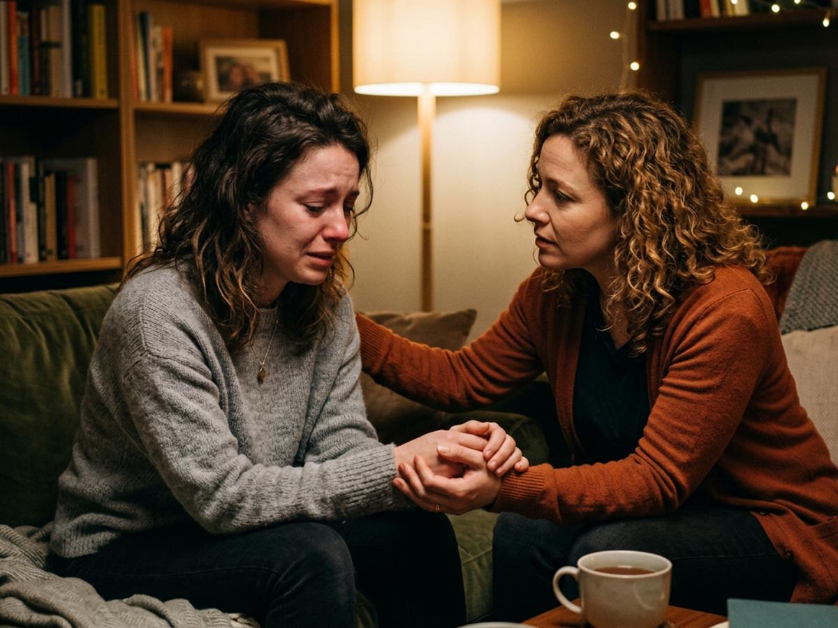 Erhalte sofortige emotionale Unterstützung