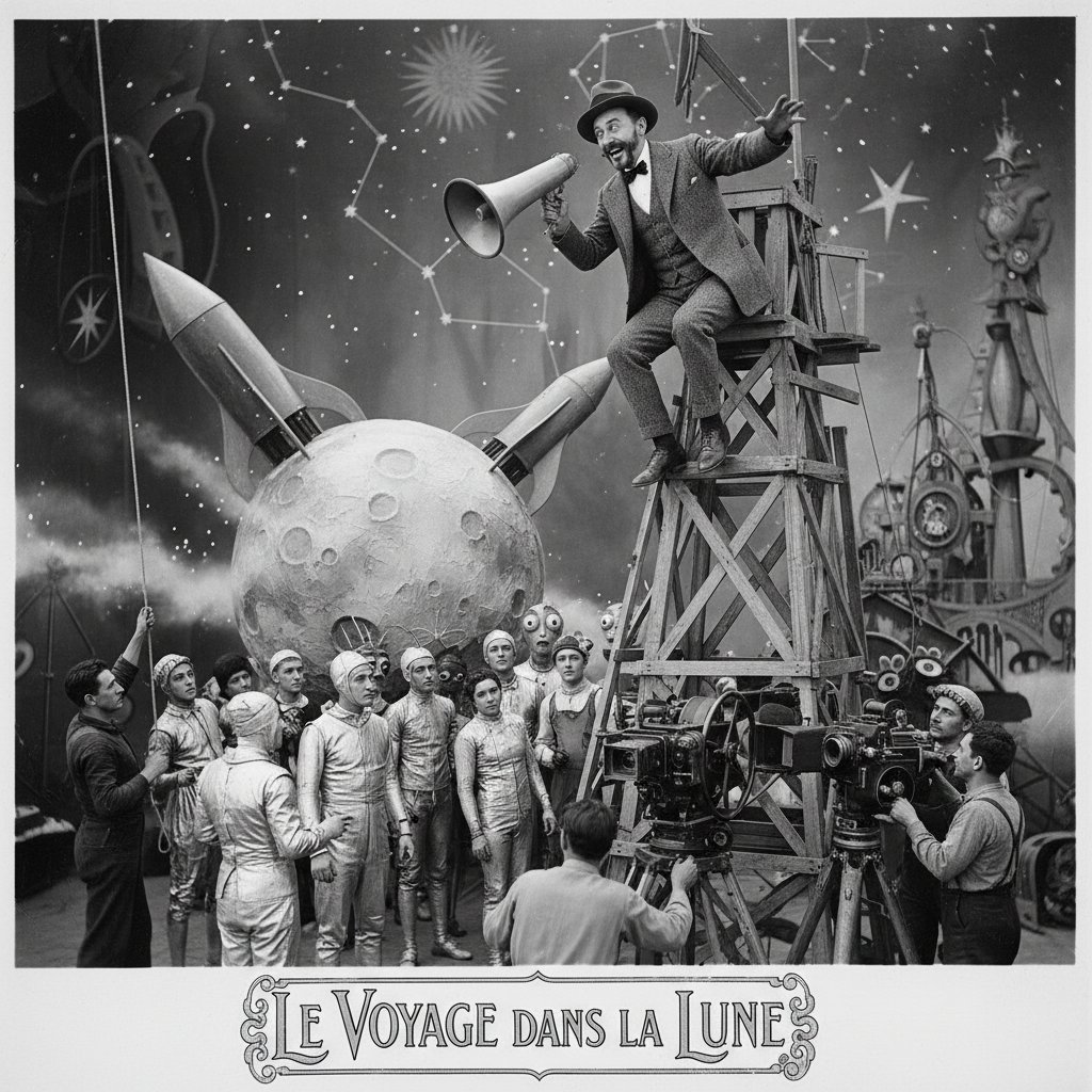 1920s director staging iconic homage scene