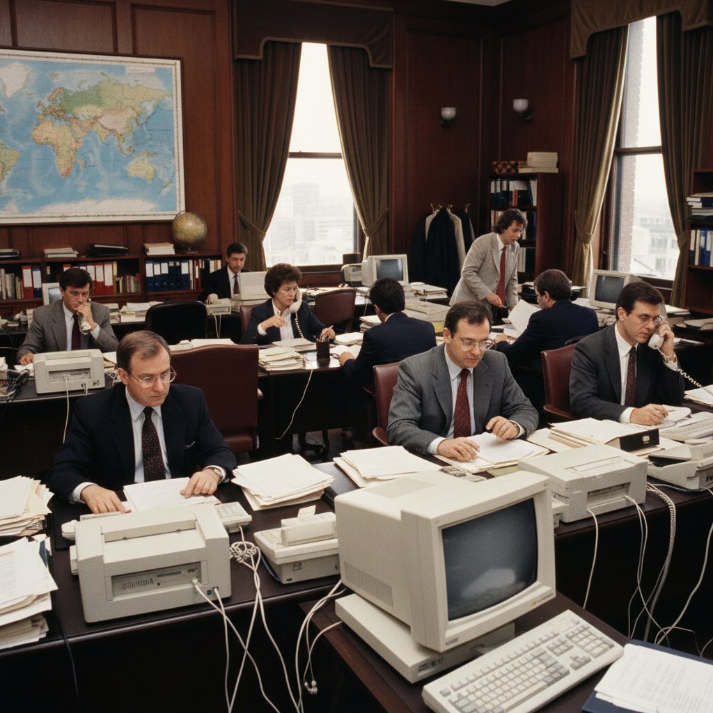 Pierwsi dyplomaci korzystający z komputerów w latach 90. – historia dyplomacji online