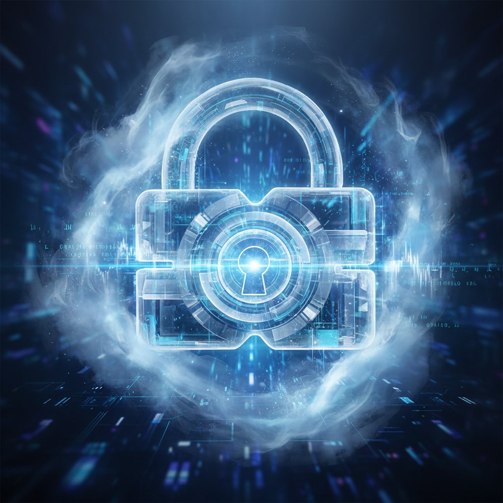 Symboliczne przedstawienie bezpieczeństwa danych w edukacji AI