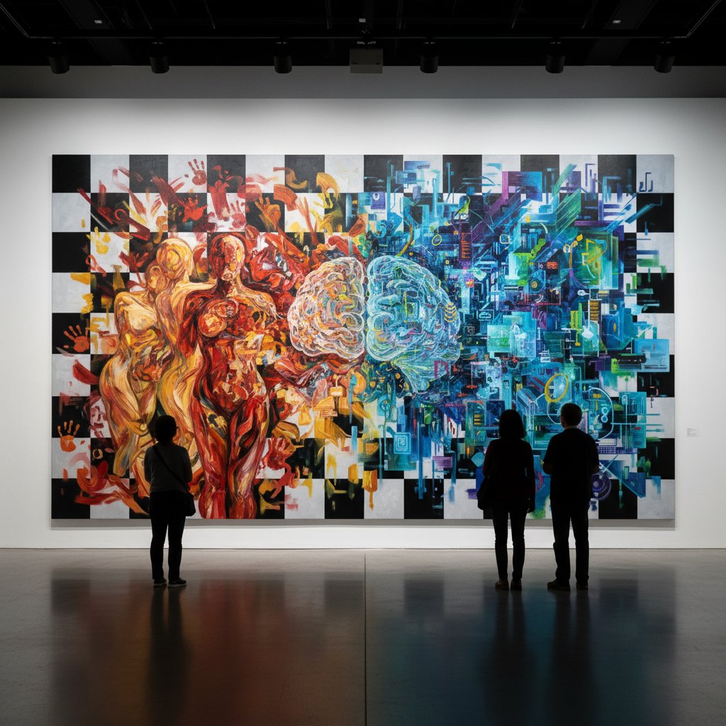 Obraz stworzony przez AI i człowieka – wspólna kreatywność czy fałszywa konkurencja?