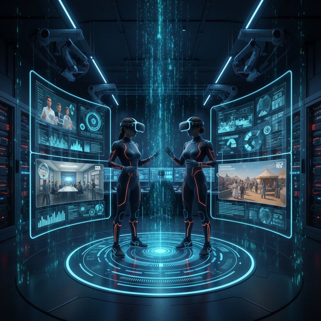 Zaawansowany symulator negocjacji w technologii VR w laboratorium