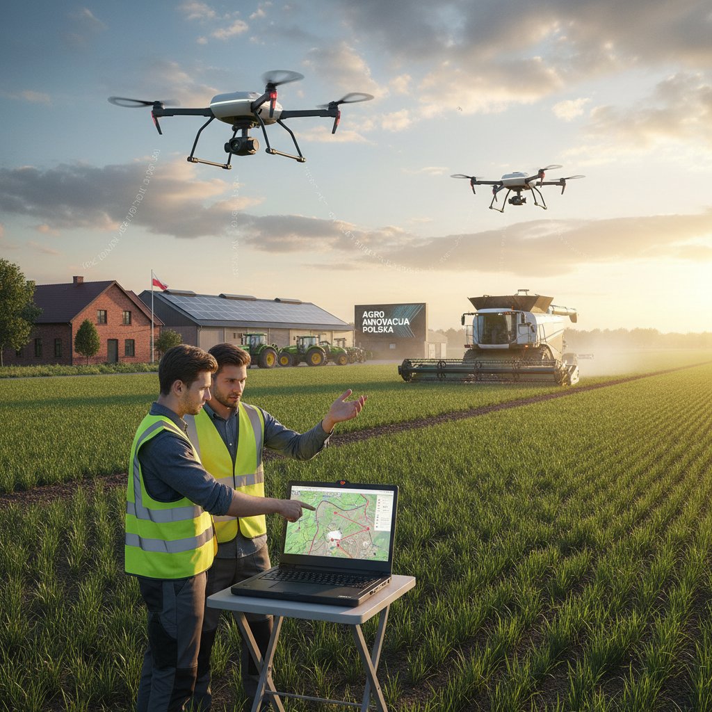 Przykłady innowacji w rolnictwie dzięki nauce online: polskie i holenderskie gospodarstwa z dronami i laptopami