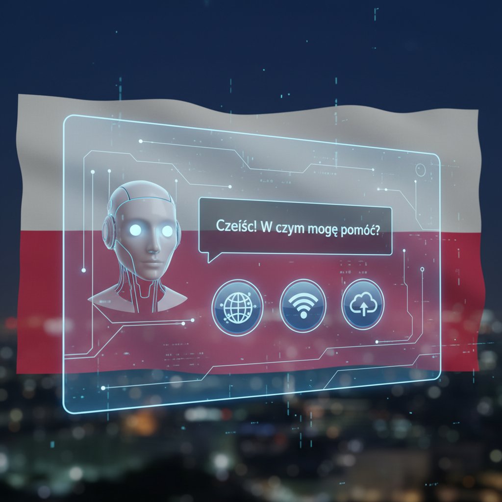 Polski chatgpt na tle globalnych ikon AI