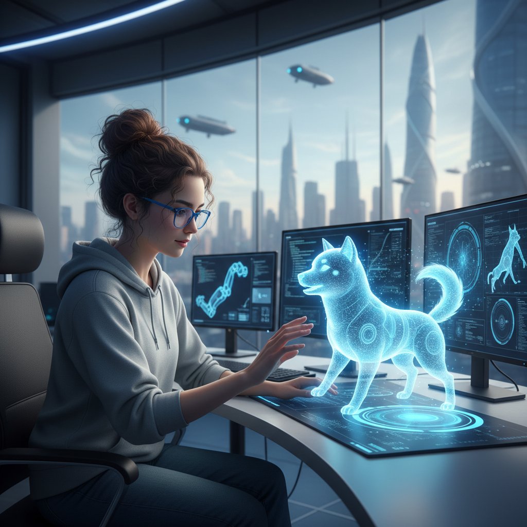 Zdjęcie twórcy AI pracującego nad nową wersją pies symulator dla alergika