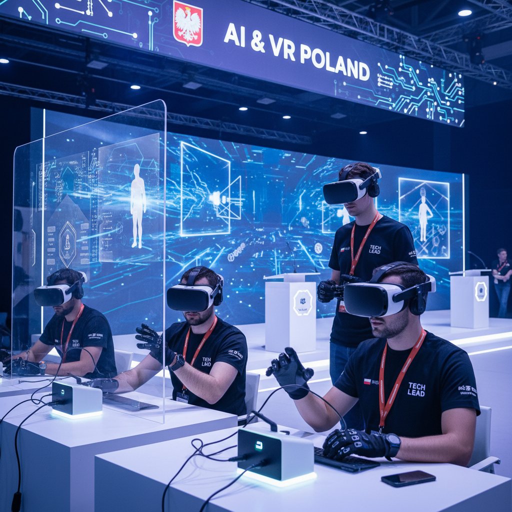 Zdjęcie zespołu eventowego korzystającego z AI i VR do projektowania scenariusza wydarzenia, nowoczesne technologie w akcji