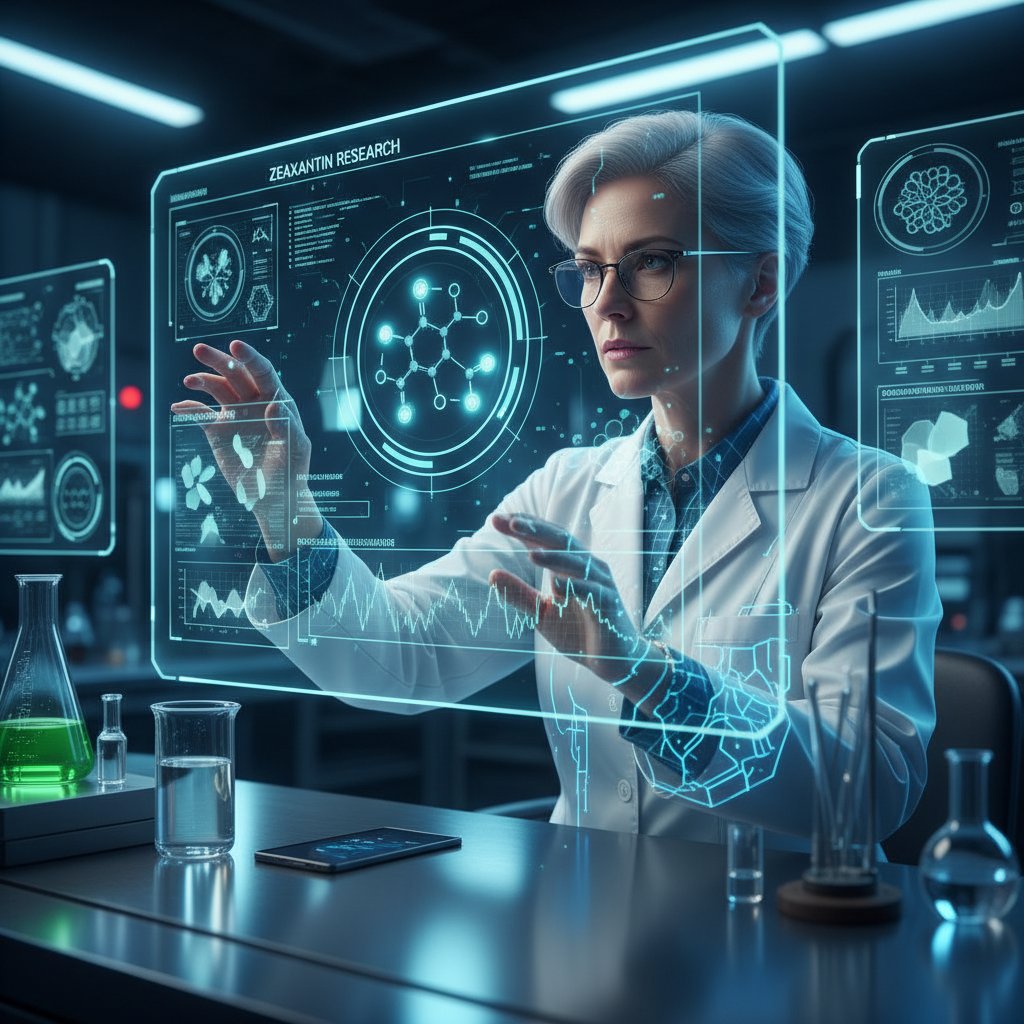 Ekspert AI analizuje dane dotyczące suplementacji zeaksantyną