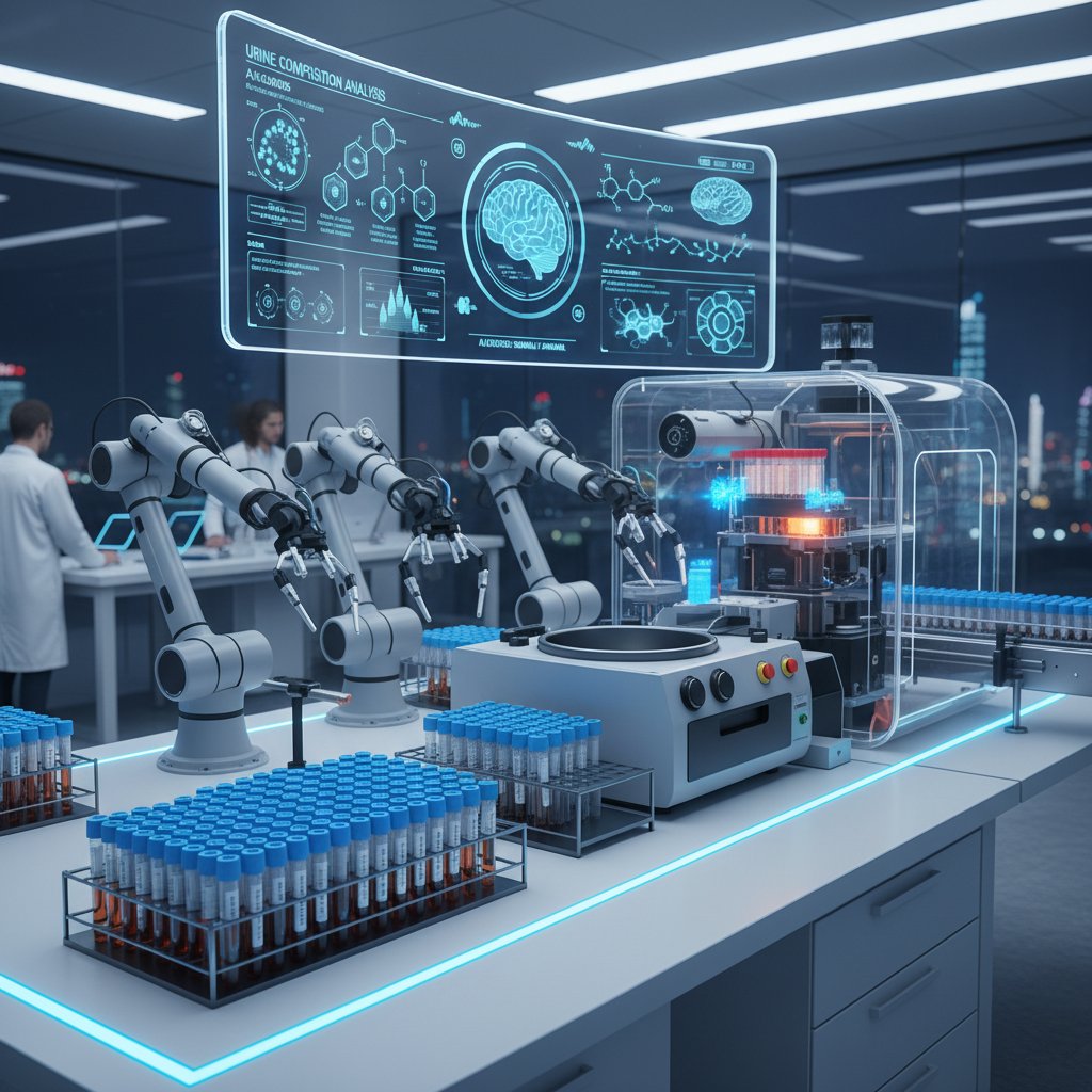Automatyczny system laboratoryjny analizujący próbki moczu ze wsparciem AI
