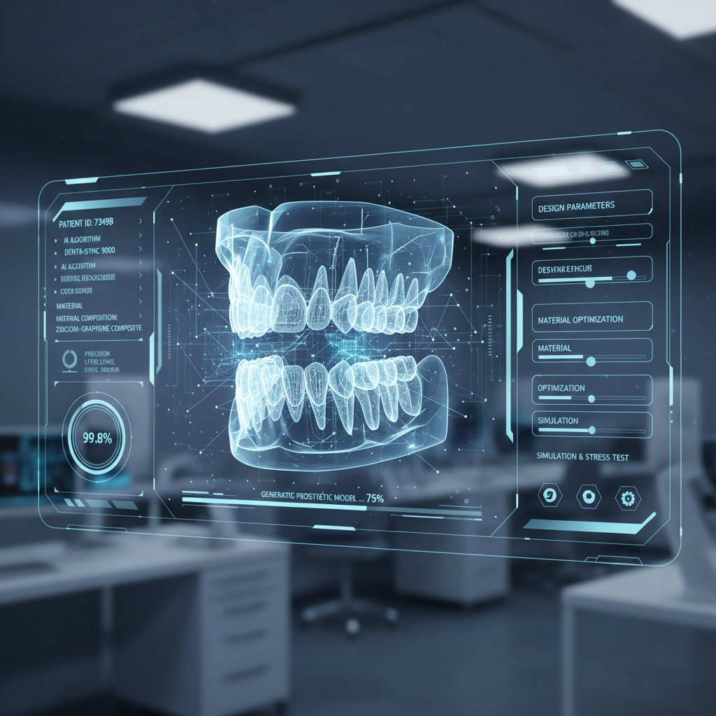 Interfejs do projektowania protez zębowych z użyciem AI