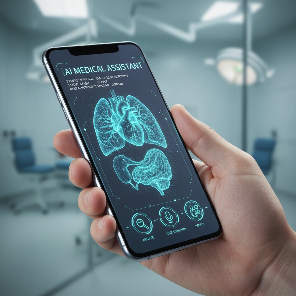 Wirtualny asystent medyczny na smartfonie jako źródło wiedzy o hormonoterapii.