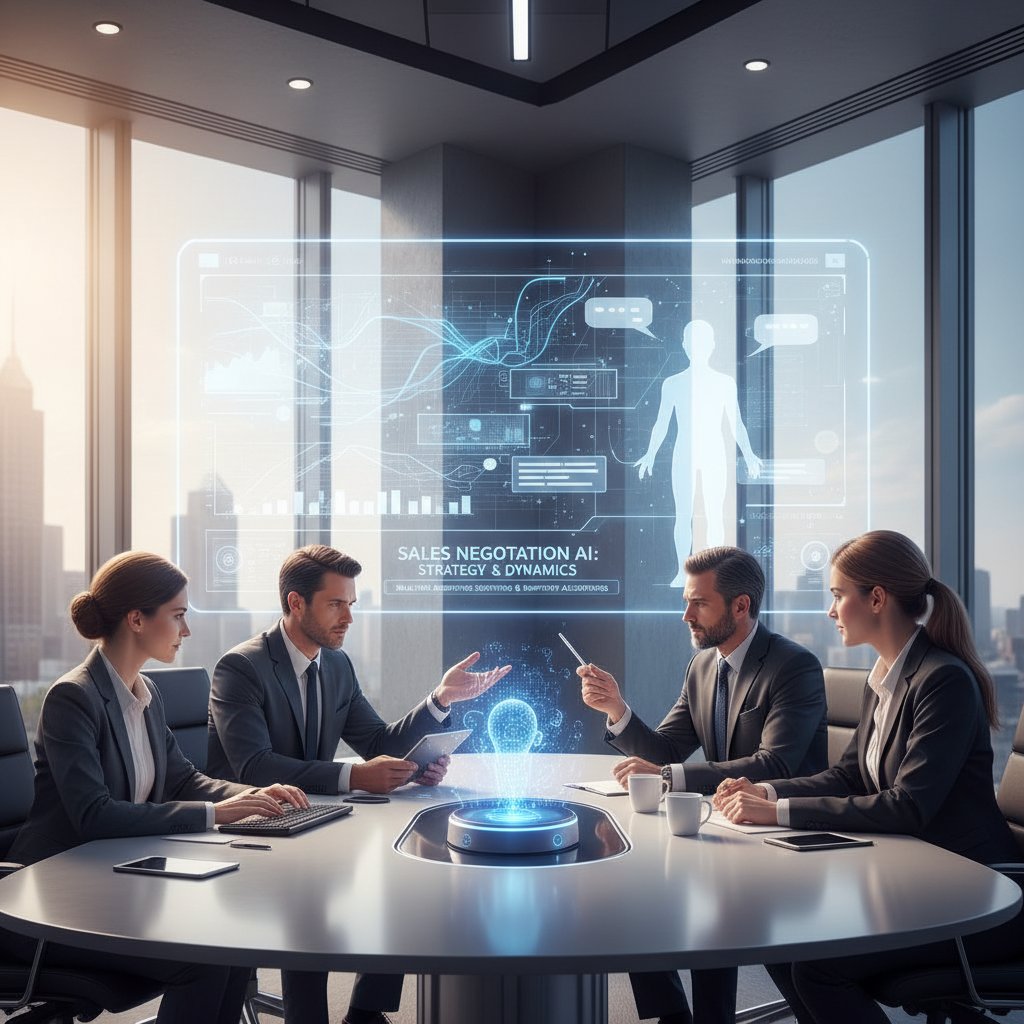 Przykładowa sesja treningowa z wirtualną postacią AI podczas negocjacji