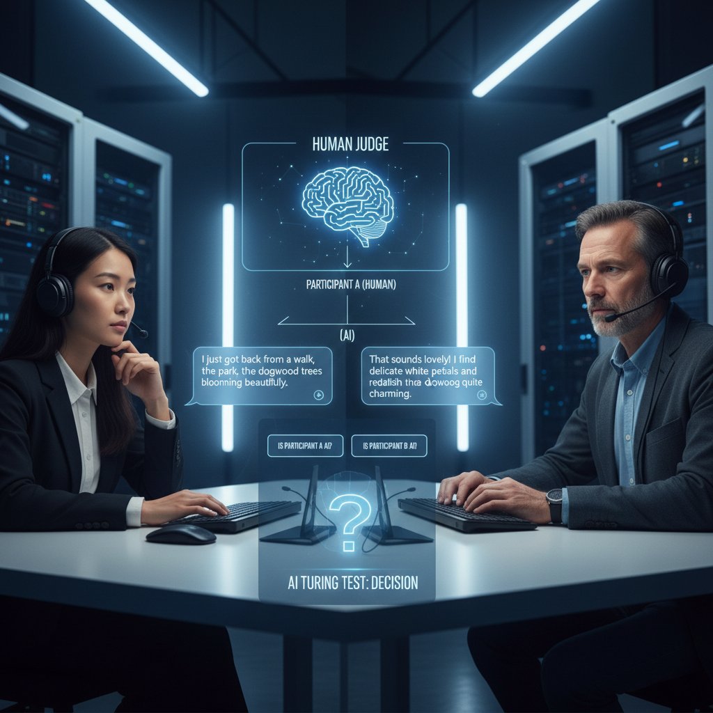 Inscenizacja testu Turinga z udziałem AI – granice świadomości