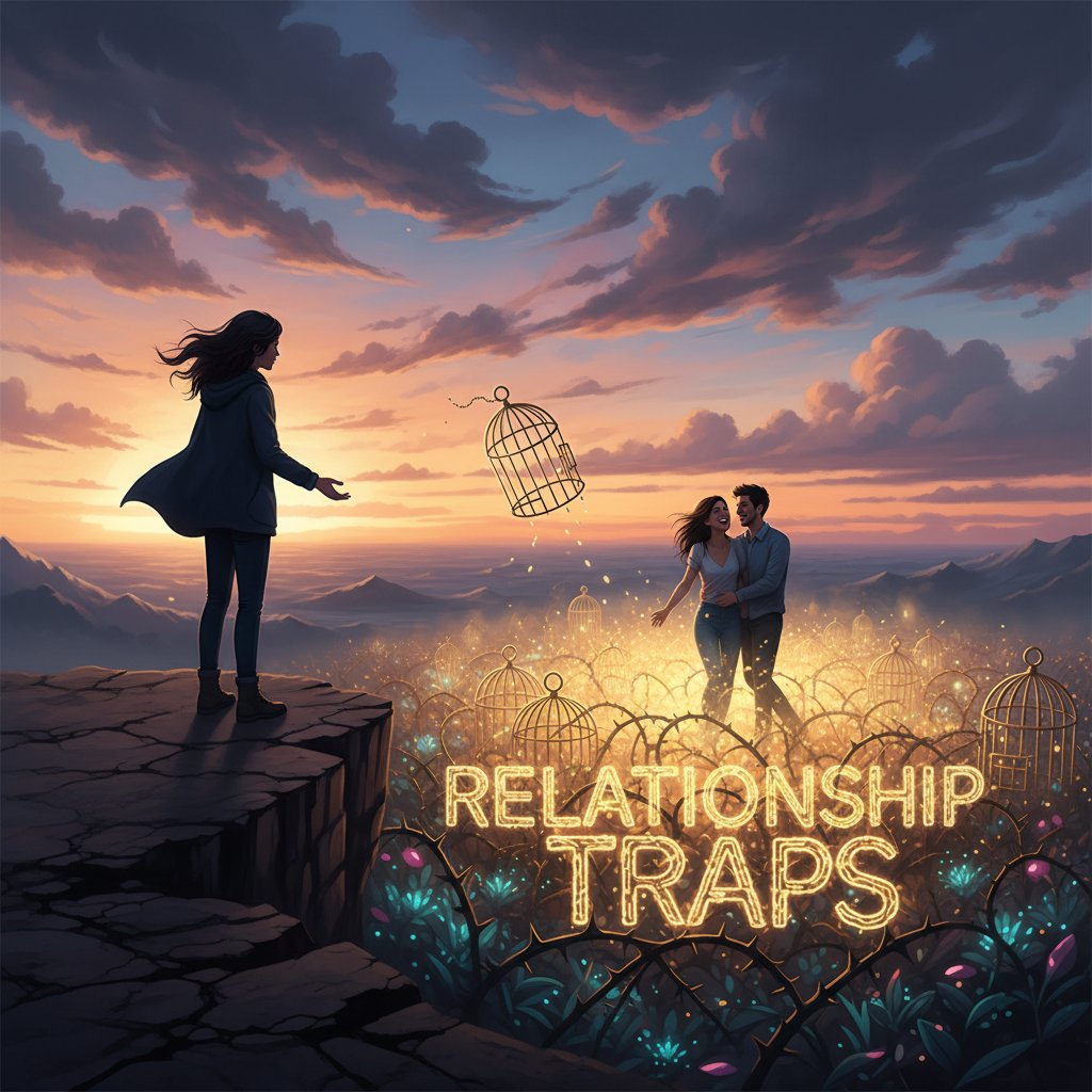 Samotna osoba patrząca na parę w tle, nieporozumienia w relacjach