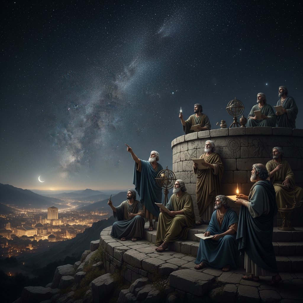 Starożytni filozofowie obserwujący gwiazdy – inspiracja do badań nad rytmem dobowym