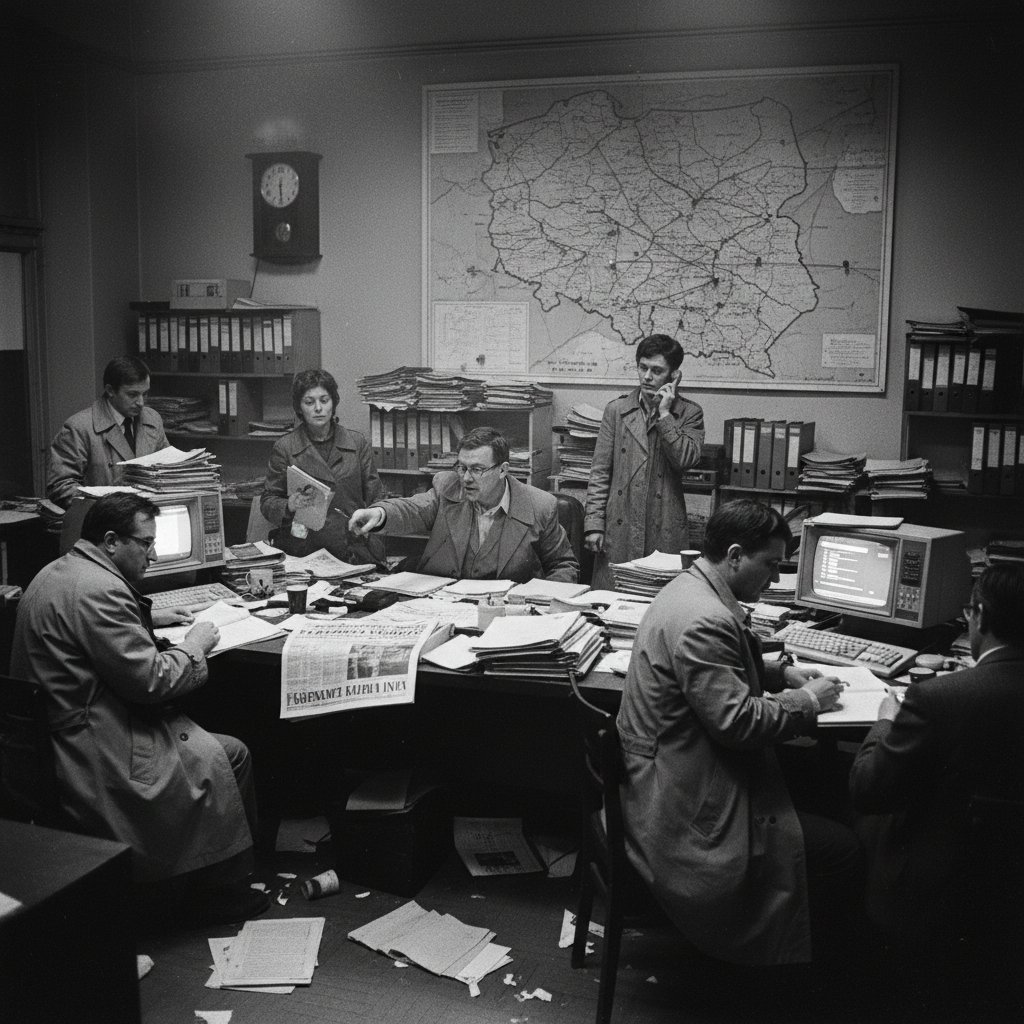 Zdjęcie archiwalne z polskiej afery medialnej, analiza źródeł online, manipulacja informacją