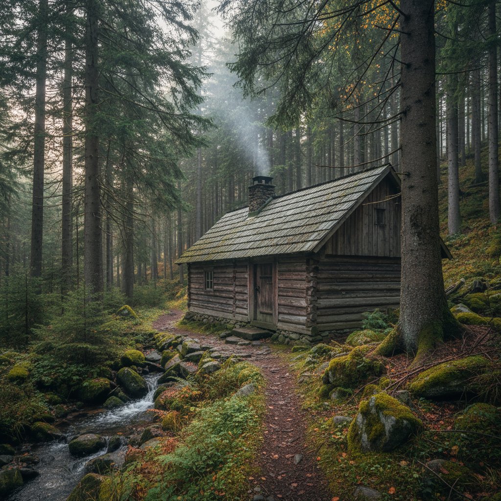 Autentyczny, kameralny domek beskidzki ukryty w lesie