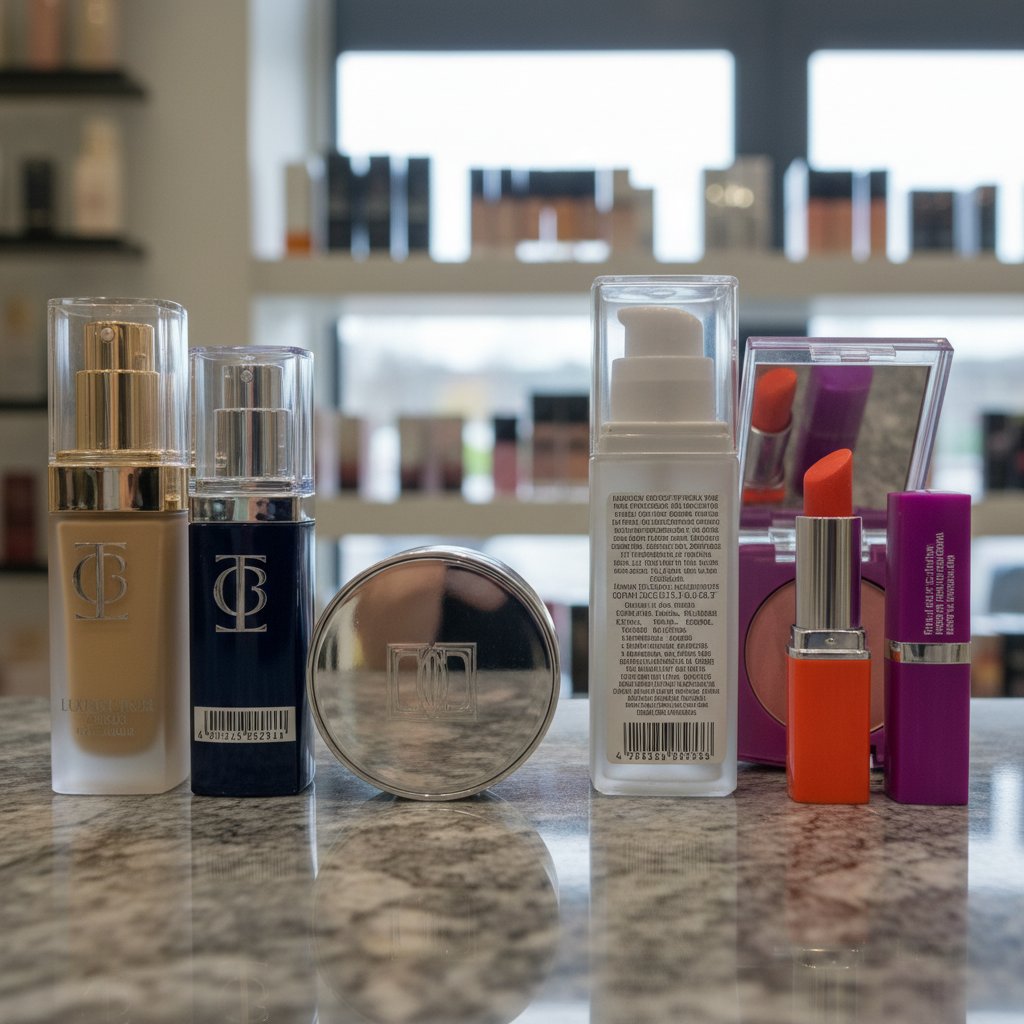 Porównanie autentycznego i podrobionego opakowania kosmetyku, chemia kosmetyczna online