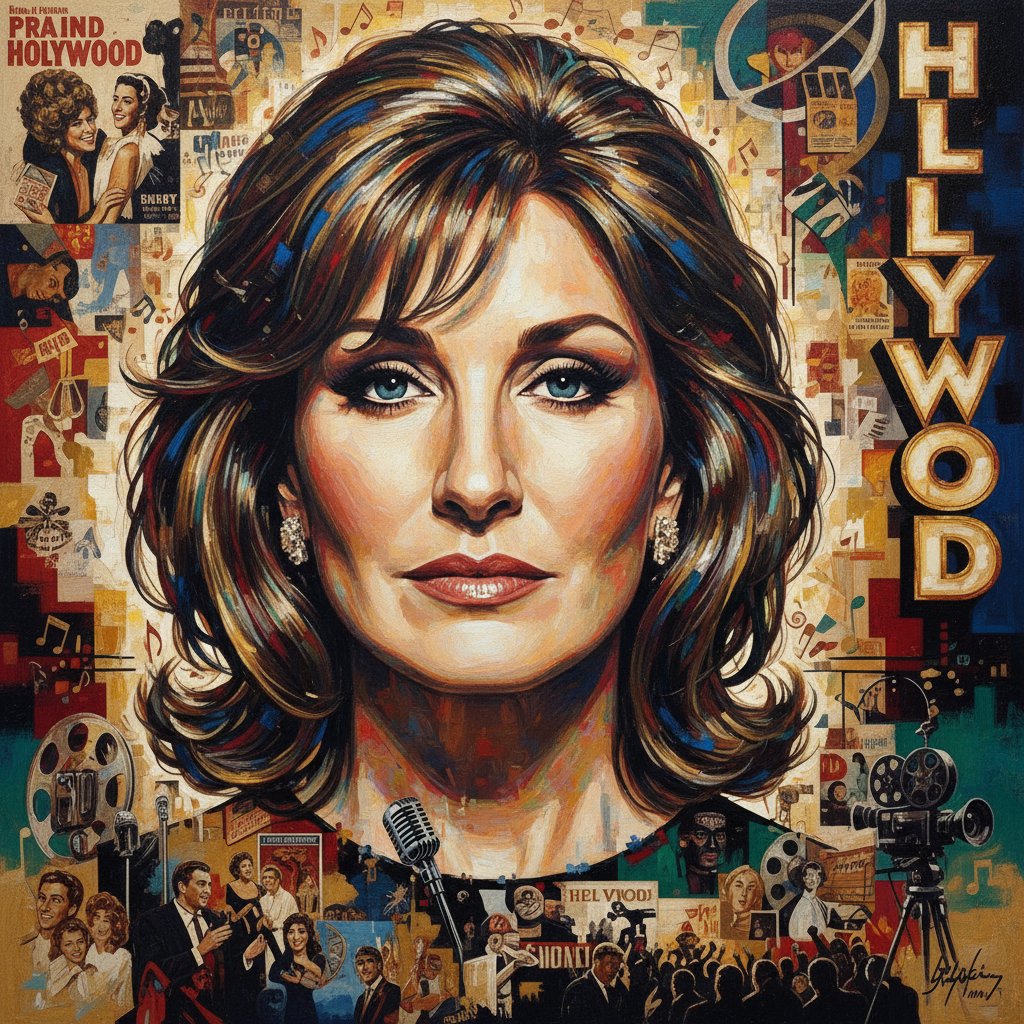 Barbra Streisand portrait showing her unique style and Hollywood impact