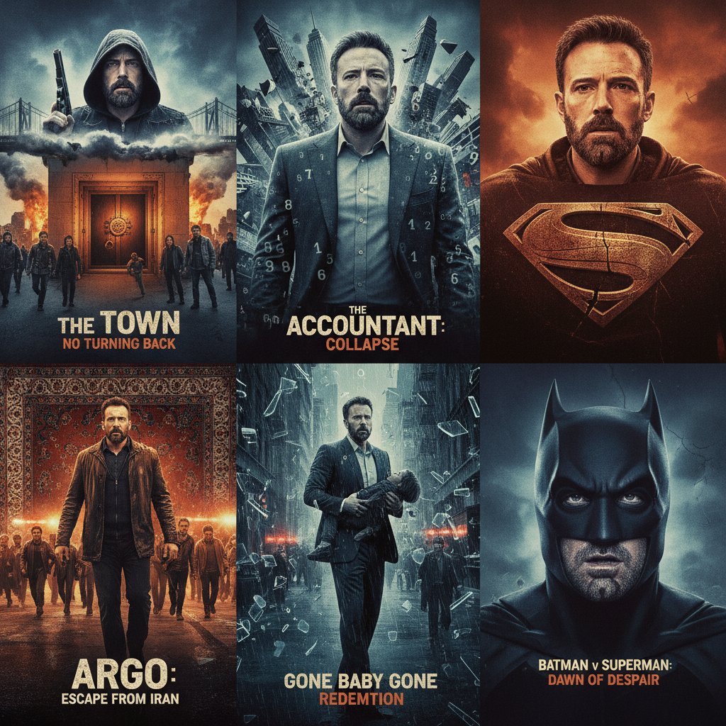 Ben Affleck films as a mirror of American society.