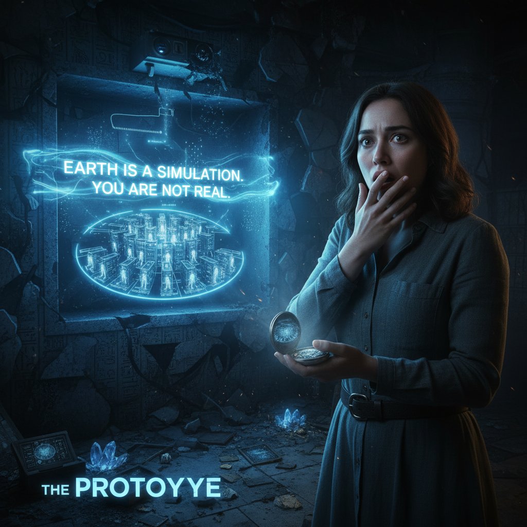 Blockbuster scene with protagonist in disbelief, dramatic lighting capturing movie twist upon twist impact