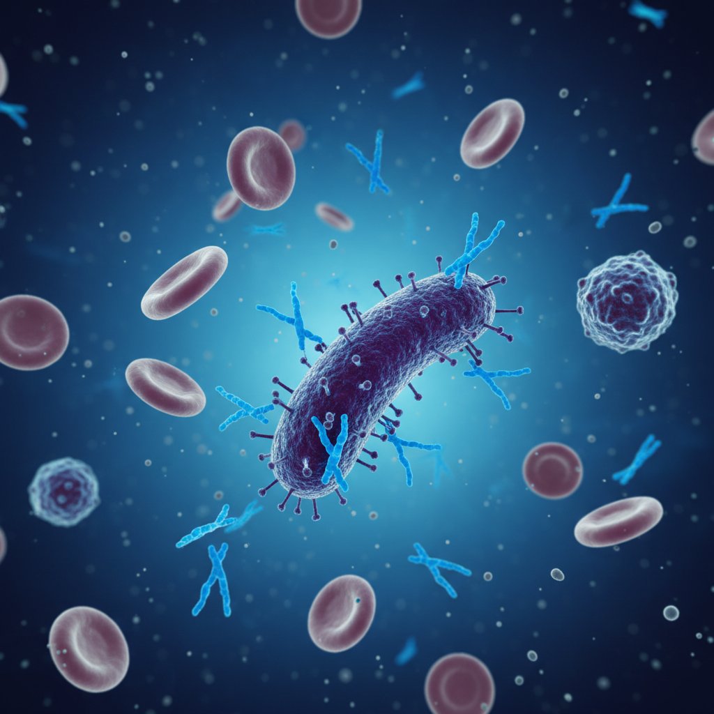 Przeciwciała antyfosfolipidowe pod mikroskopem – wizualizacja.