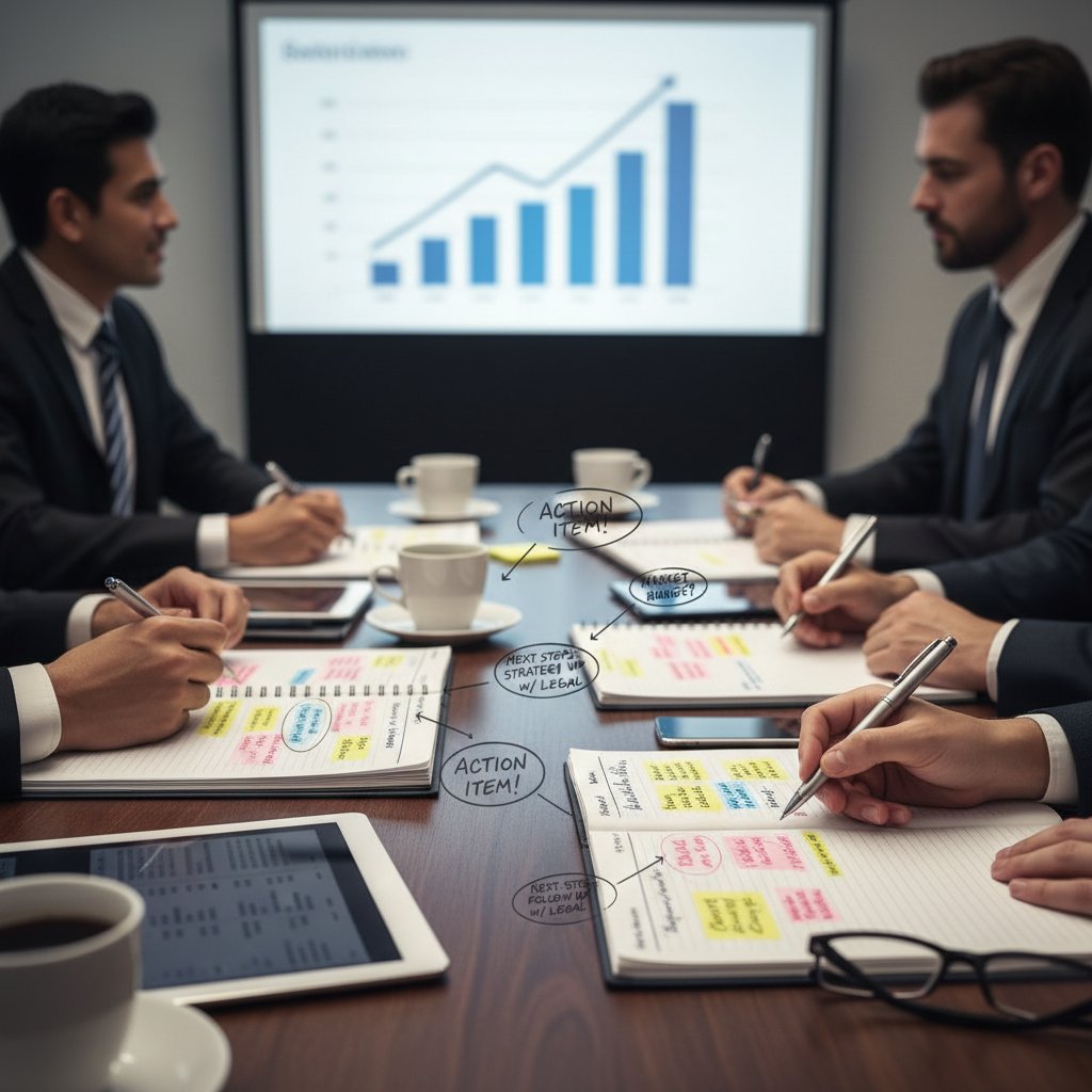 Annotated nonprofit board meeting minutes with highlights and corrections