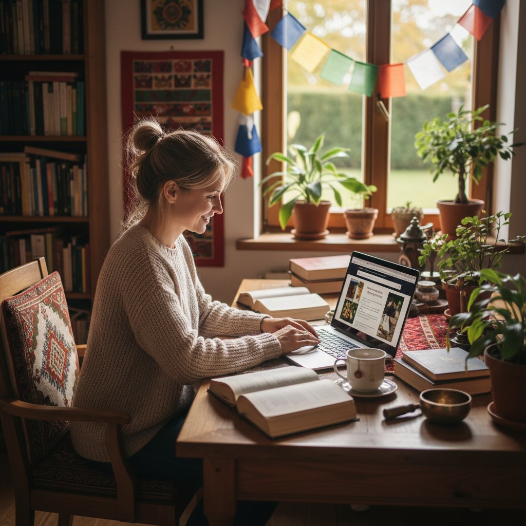 Polka sprawdzająca informacje o medycynie tybetańskiej – bezpieczny start