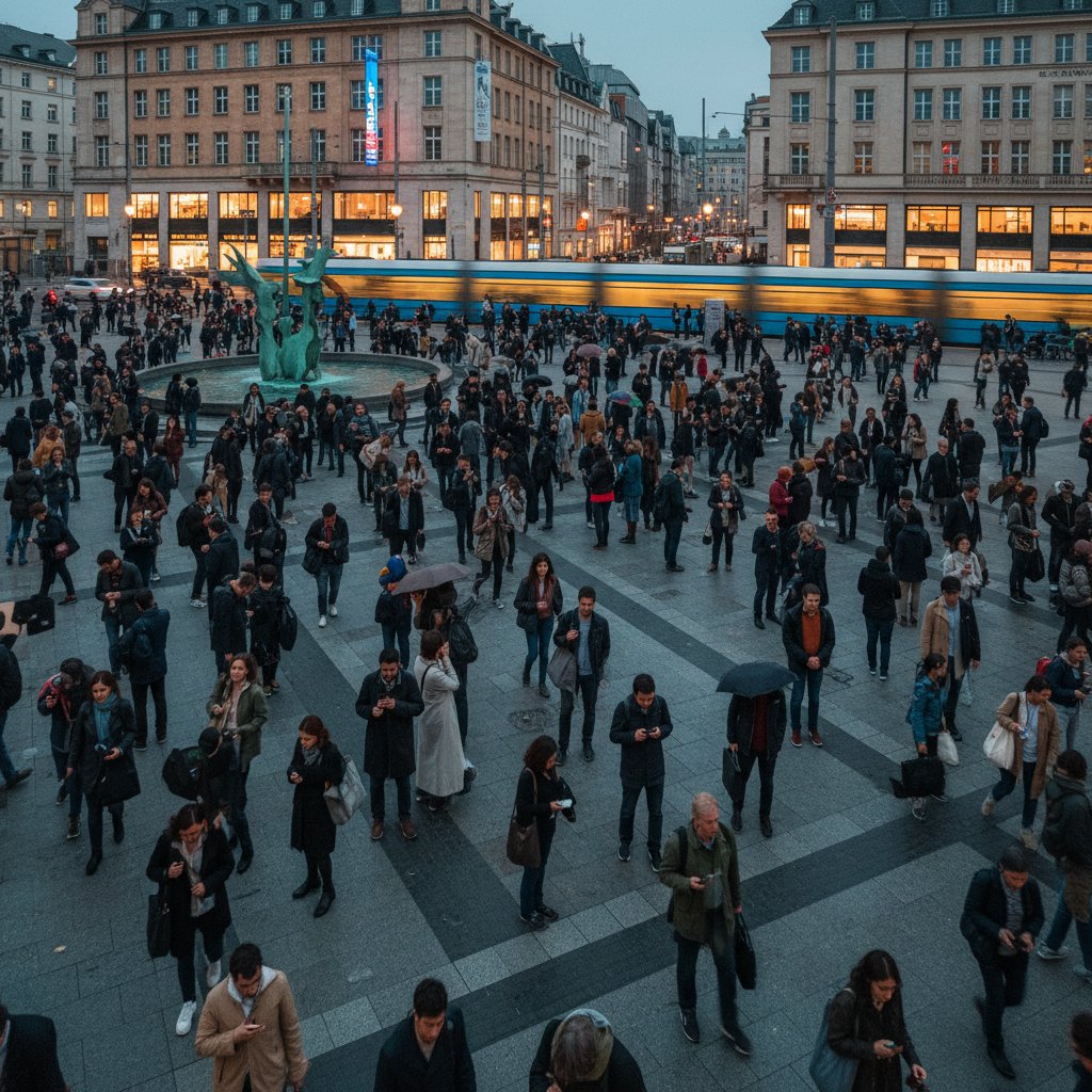 Tłum na miejskim placu – nowa twarz izolacji społecznej w Polsce